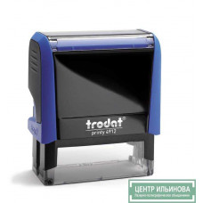 Trodat 4912 P4 оснастка для штампа 47х18мм синяя